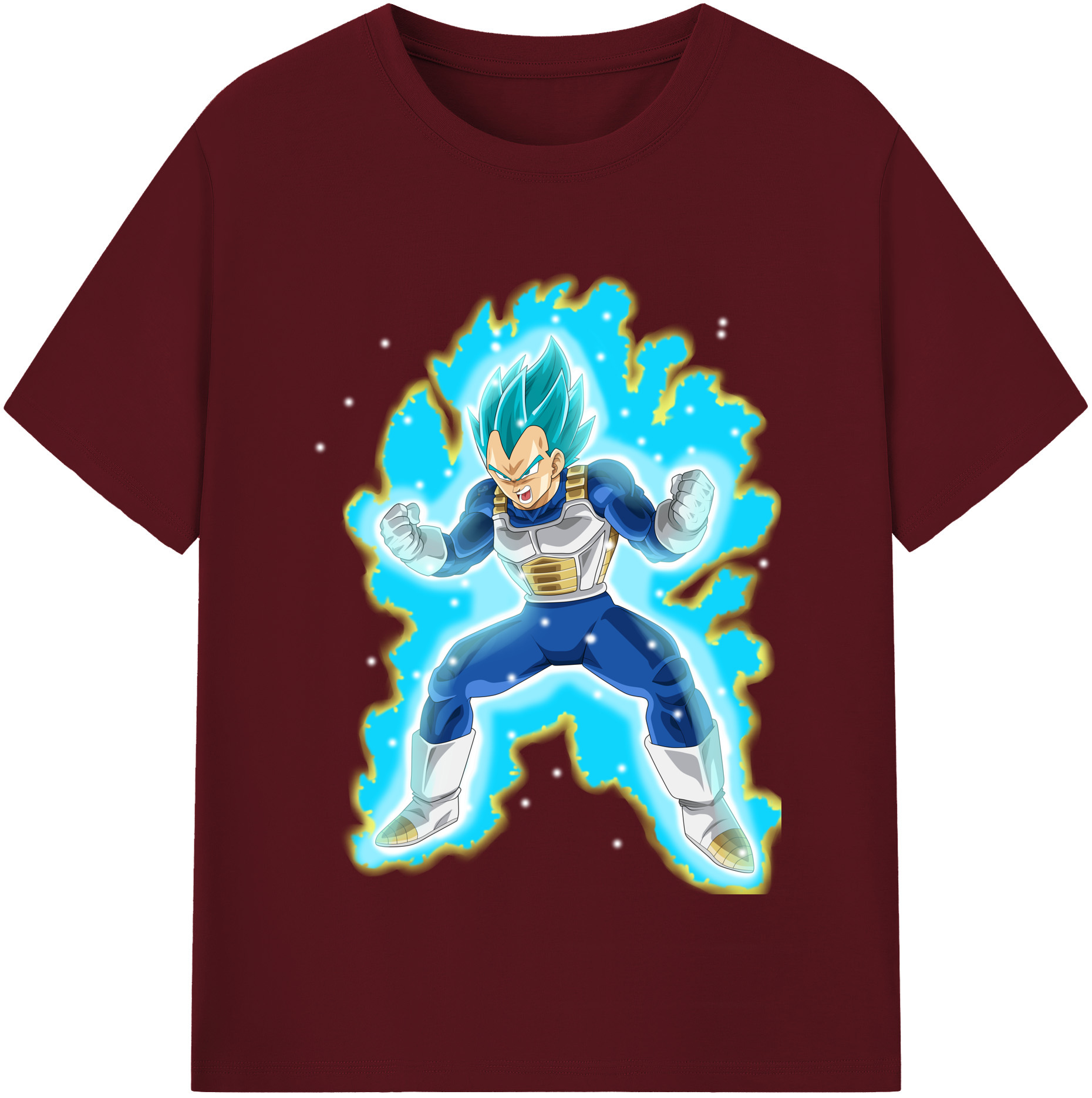 （画像用） ドラゴンボール ベジータ四世（Bejīta Yonsei）DRAGON BALL Vegeta IV 綿100％半袖Tシャツ（フロントプリント）